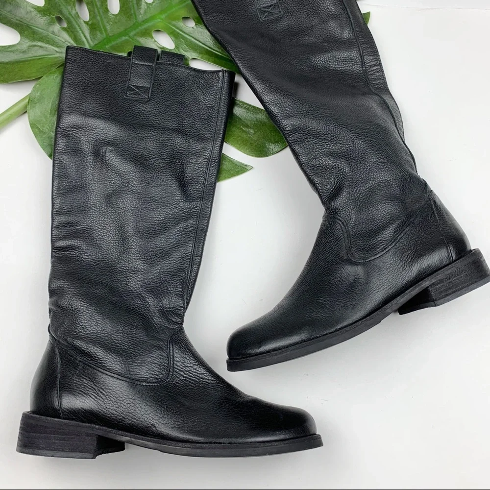 Matisse Black Leather Boots Colt 7